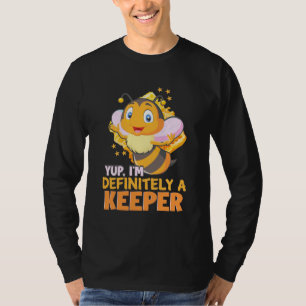 Beekeeper Gift   I Am Definitely A Bee Keeper T-Shirt