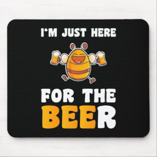 Beekeeper Gift I Am Just Here For The Bees Mouse Pad