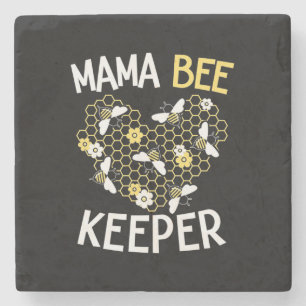 Beekeeper Gift Mama Bee Keeper Stone Coaster
