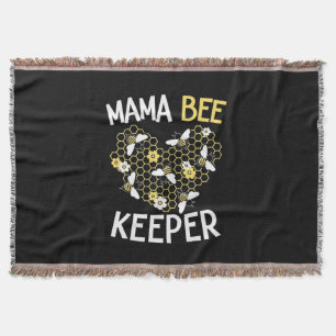 Beekeeper Gift Mama Bee Keeper Throw Blanket