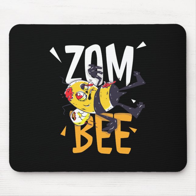 Beekeeper Gift | Zom Bee Mouse Pad (Front)