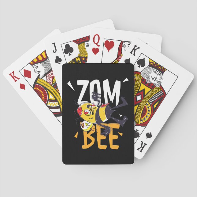 Beekeeper Gift | Zom Bee Playing Cards (Back)