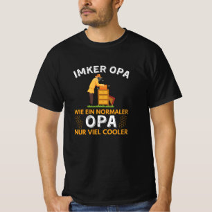 Beekeeper Grandpa Bee Beekeeping Honey T-Shirt