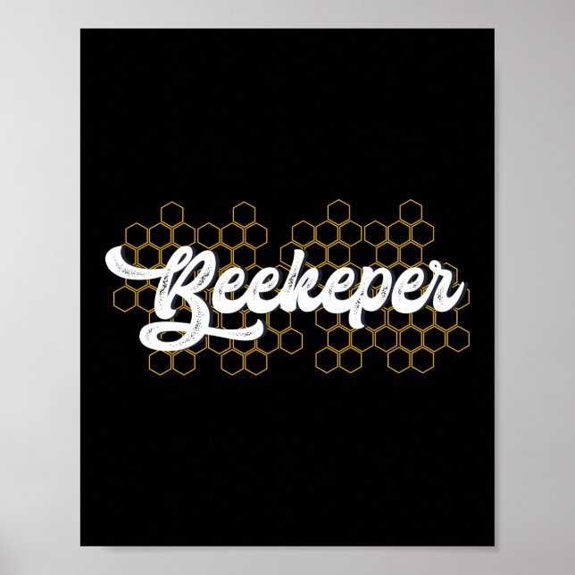 Beekeeper Honey Bee Poster (Front)