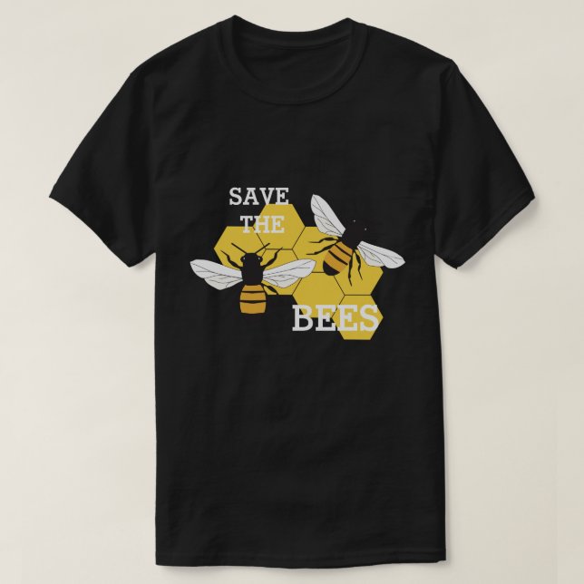 Beekeeper Honey Bee Save the Bees Men T-shirt (Design Front)