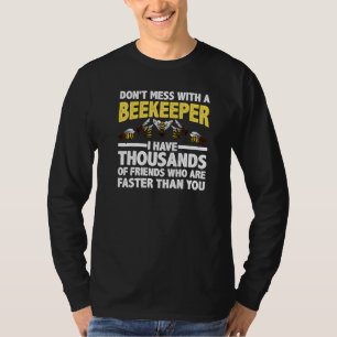 Beekeeper Men Women Beekeeping Honeybee Beehive T-Shirt