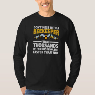 Beekeeper Men Women Beekeeping Honeybee Beehive T-Shirt