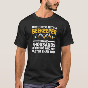 Beekeeper Men Women Beekeeping Honeybee Beehive T-Shirt