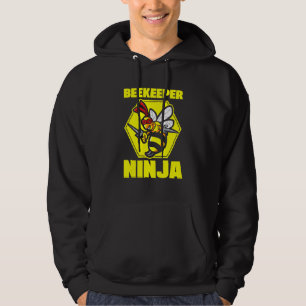 Beekeeper Ninja Beekeeping Honeybee Hoodie