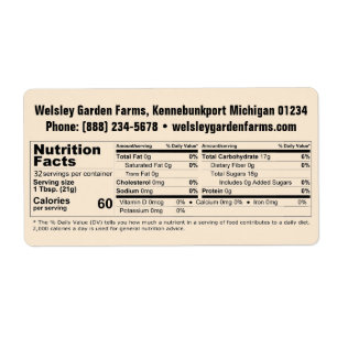 Beekeeper Nom Honey Nutrition Facts Antique Blanc