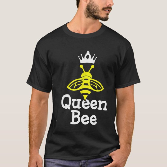Beekeeper Queen Bee Beekeeping T-Shirt (Front)