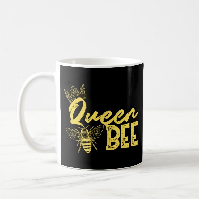 Beekeeper Queen Bee Coffee Mug (Left)