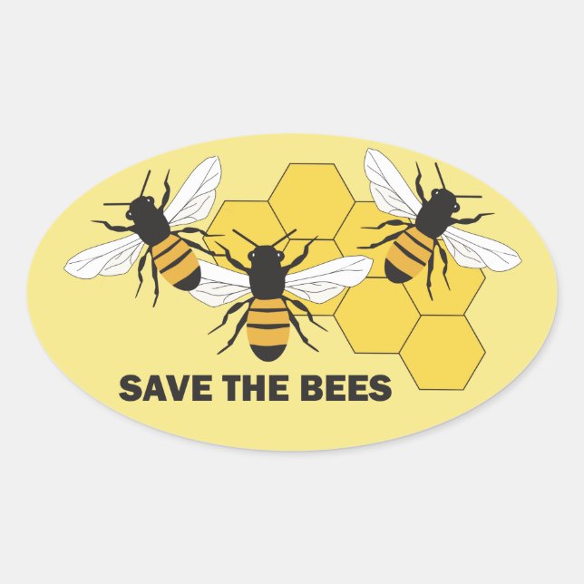 Beekeeper Save the Bees Sticker (Front)