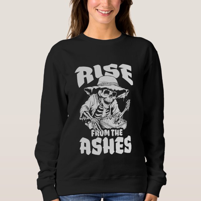 Beekeeper Skeleton Bee - Honeycomb Honey Beekeepin Sweatshirt (Front)