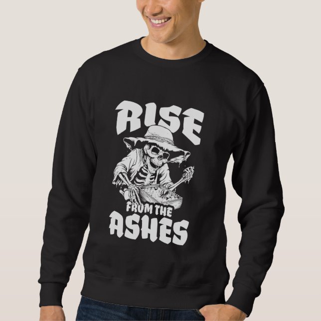 Beekeeper Skeleton Bee - Honeycomb Honey Beekeepin Sweatshirt (Front)