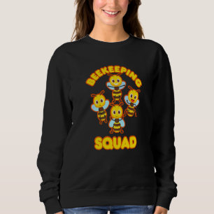 Beekeeper Squad Cute Bee Honey Nature Wildlife   Sweatshirt
