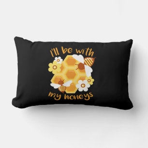 Beekeeper Will Be With My Honeys Lumbar Pillow