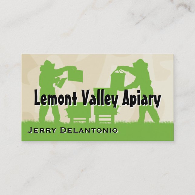 Beekeepers at Work Business Card (Front)