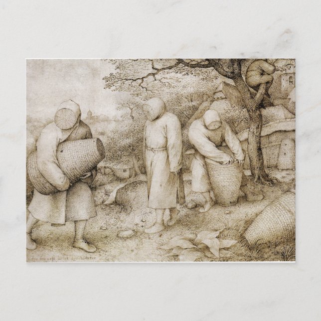 Beekeepers by Pieter Bruegel the Elder Postcard (Front)