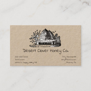 Beekeeping Apiary Fresh Honey Business Card