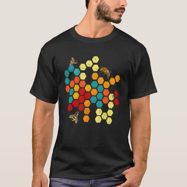 Beekeeping Apiculture Apiarist Bee Hive Beekeeper T-Shirt (Front)