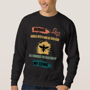 Beekeeping Bee Corn Bee Apiologist Retro Beekeep Sweatshirt