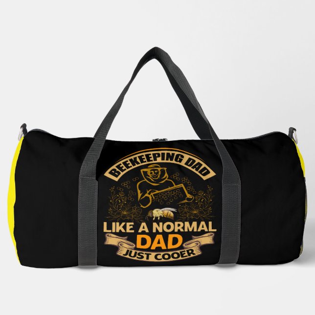 Beekeeping Dad Just Cooer  Duffle Bag (Front)