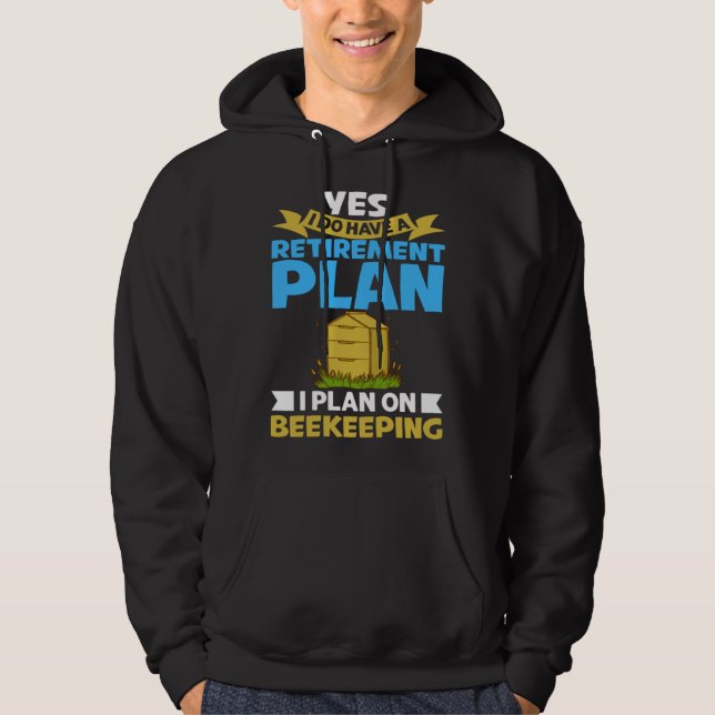 Beekeeping Honey Farmer Bees Beginner Beekeeper  2 Hoodie (Front)