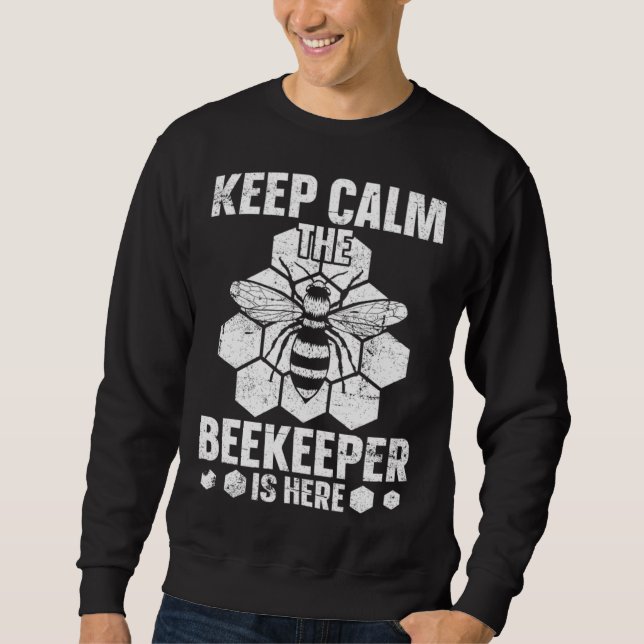 Beekeeping Honey Farmer Bees Beginner Beekeeper  5 Sweatshirt (Front)