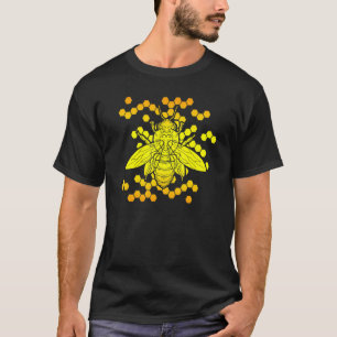 Beekeeping Honeycomb Honey Apiculturist Apiarist B T-Shirt