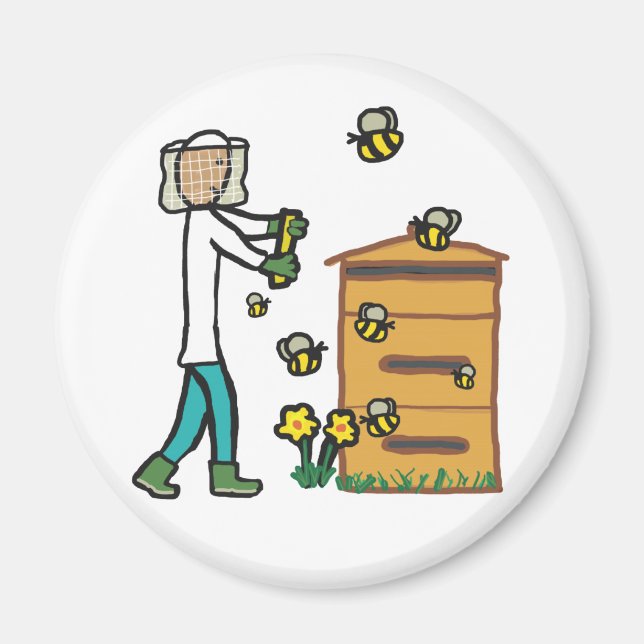 Beekeeping Magnet (Front)