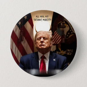 Beelzetrump 3 Inch Round Button