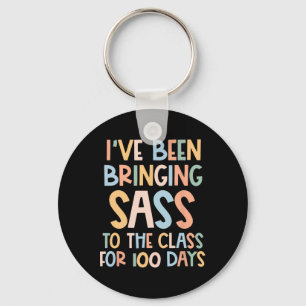 Been Bringing S To The Cl 100 Days Of School Keychain
