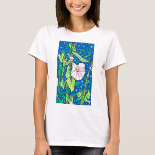 Beendweed Reed Summer Wildflowers Floral Painting T-Shirt