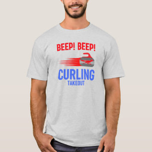 Beep! Beep! Curling Takeout T-Shirt