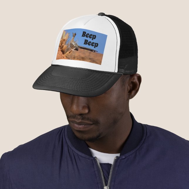 Beep Beep Roadrunner Trucker Hat (In Situ)