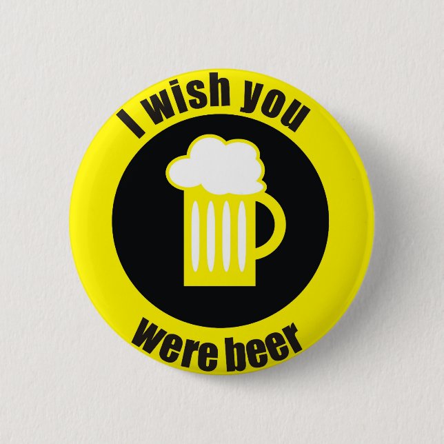 beer 2 inch round button (Front)