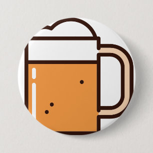 beer 3 inch round button