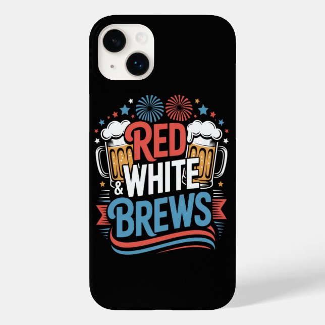 Beer 4th of July Case-Mate iPhone Case (Back)