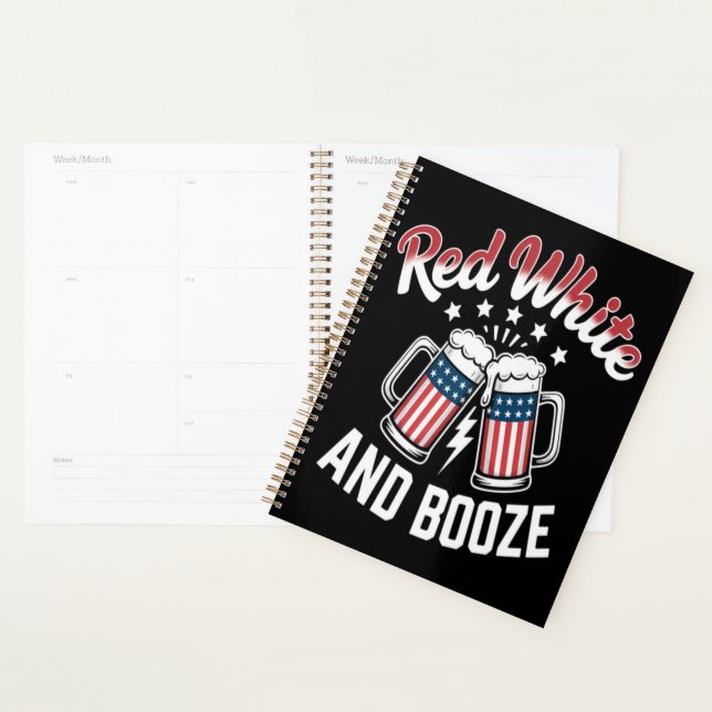 Beer 4th Of July , Patriotic Party Planner (Display)