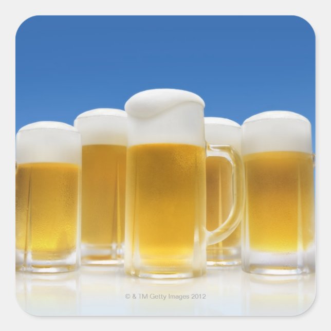 Beer 6 square sticker (Front)