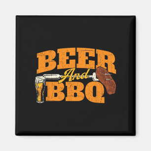 Beer And Bbq - Grilling Grill Pitmaster Byrbecue L Magnet