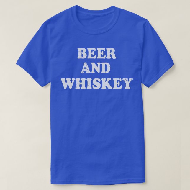 Beer And Irish St Patricks Day T-Shirt (Design Front)