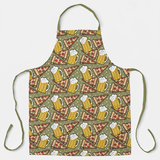Beer and Pizza Apron (Front)