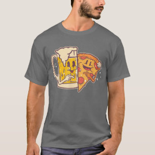 Beer And Pizza Cute Funny Best Friends Pizza 101 T-Shirt