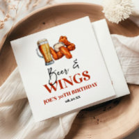 Beer and Wings Birthday Party