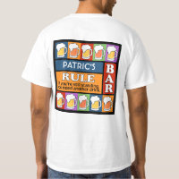 BEER Bar Pop Art CUSTOM NAME clothing