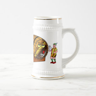 Beer barrel stein