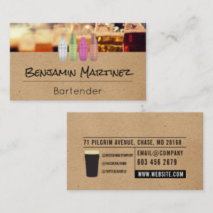 Beer Bartender Business Card