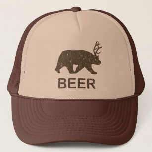 Beer Bear Deer Trucker Hat